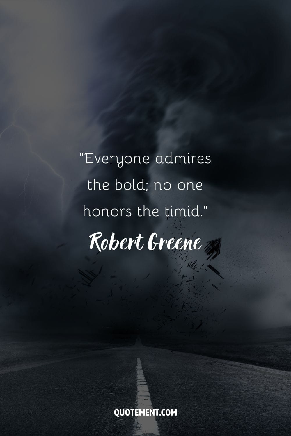 “Everyone admires the bold; no one honors the timid.” ― Robert Greene, The 48 Laws of Power