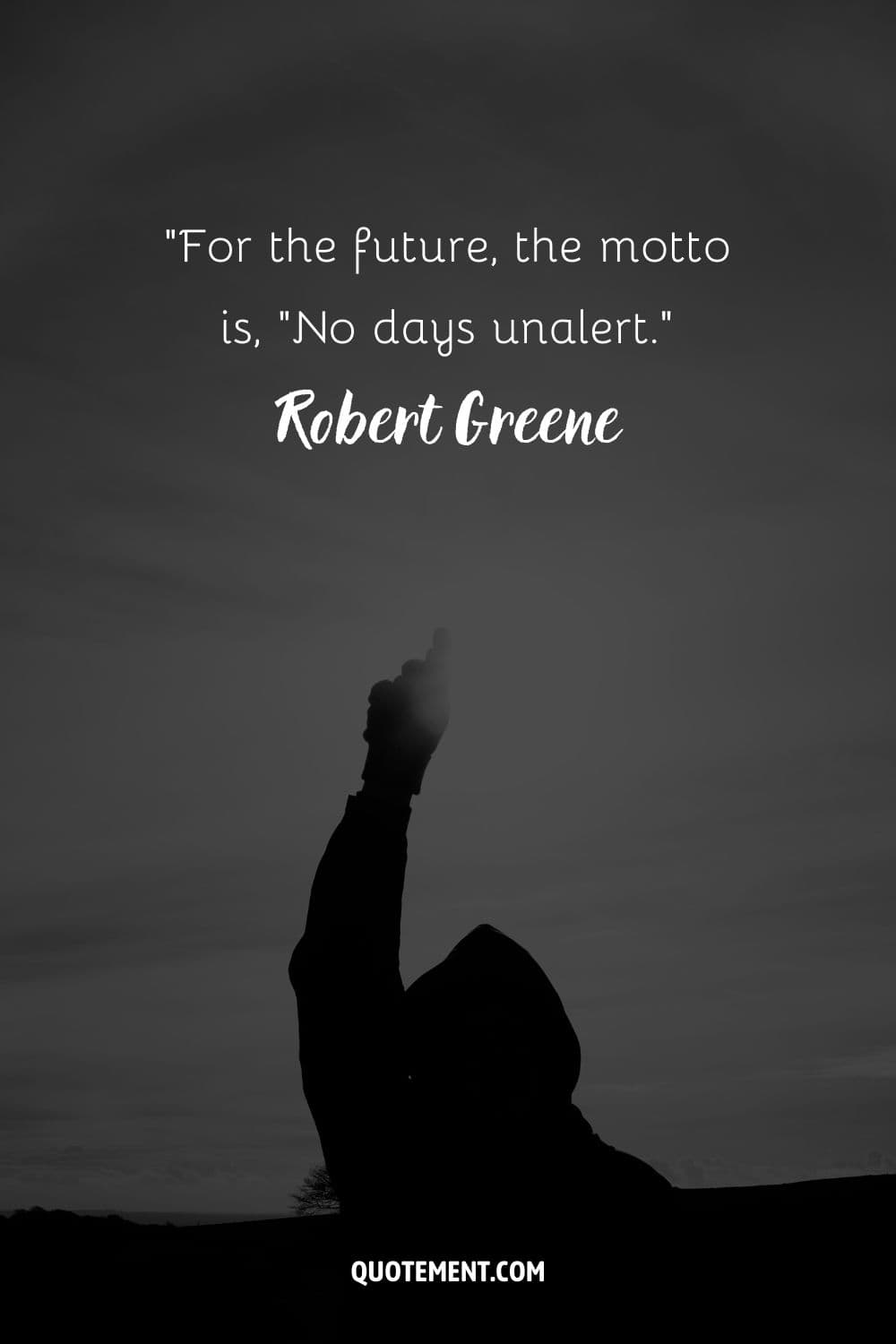 “For the future, the motto is, No days unalert.” ― Robert Greene, The 48 Laws of Power