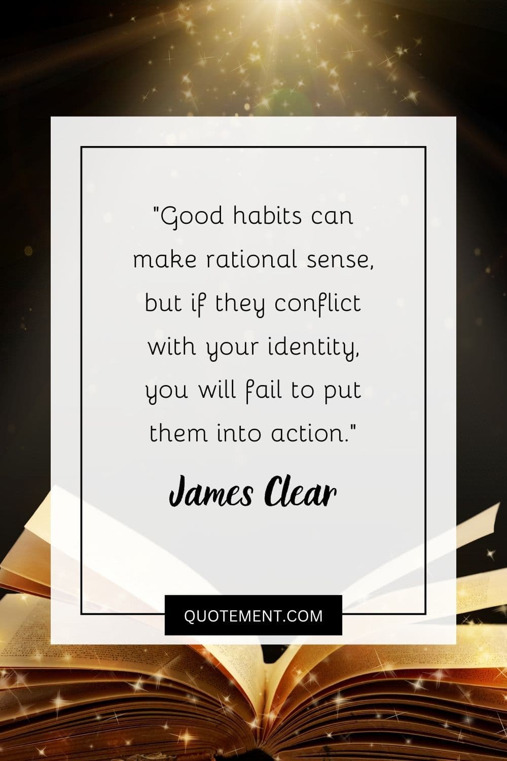 Good habits can make rational sense