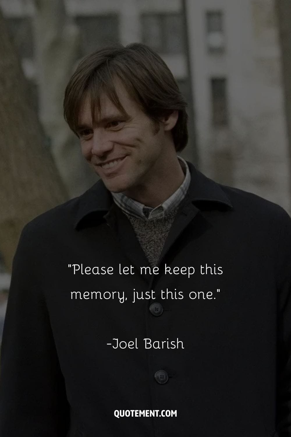 Joel's quiet rebellion against memory erasure
