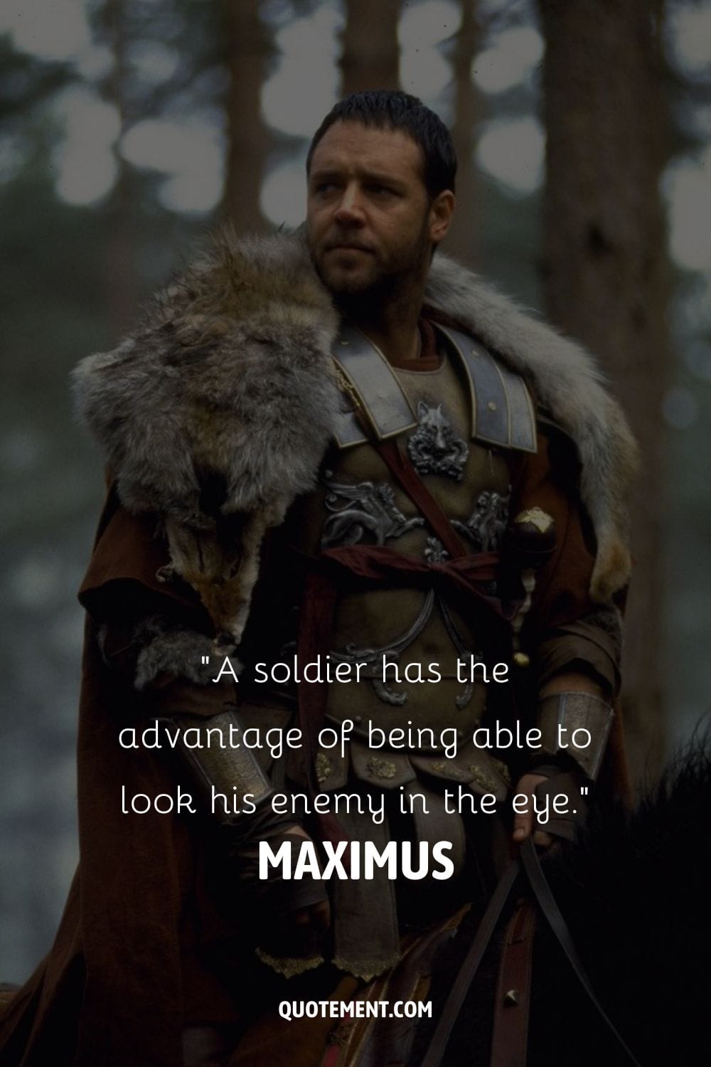 Maximus, the hero of the Colosseum.
