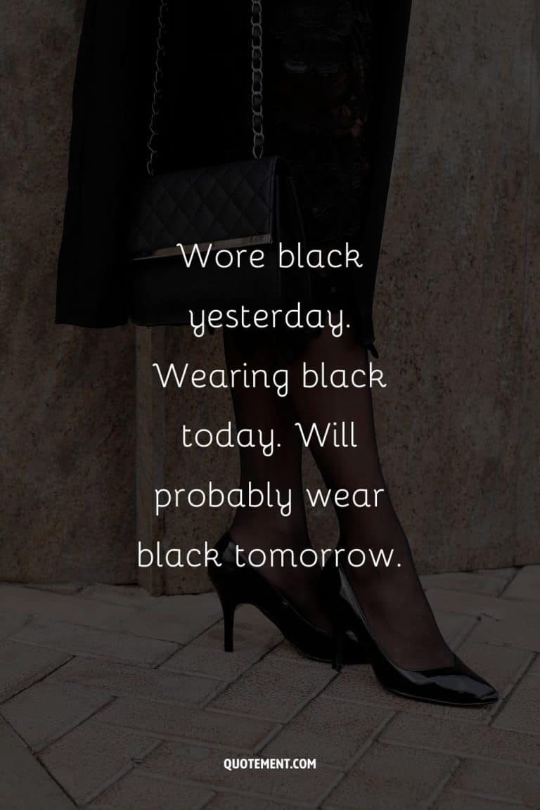 220 Best Black Outfit Captions For Instagram And Other Socials