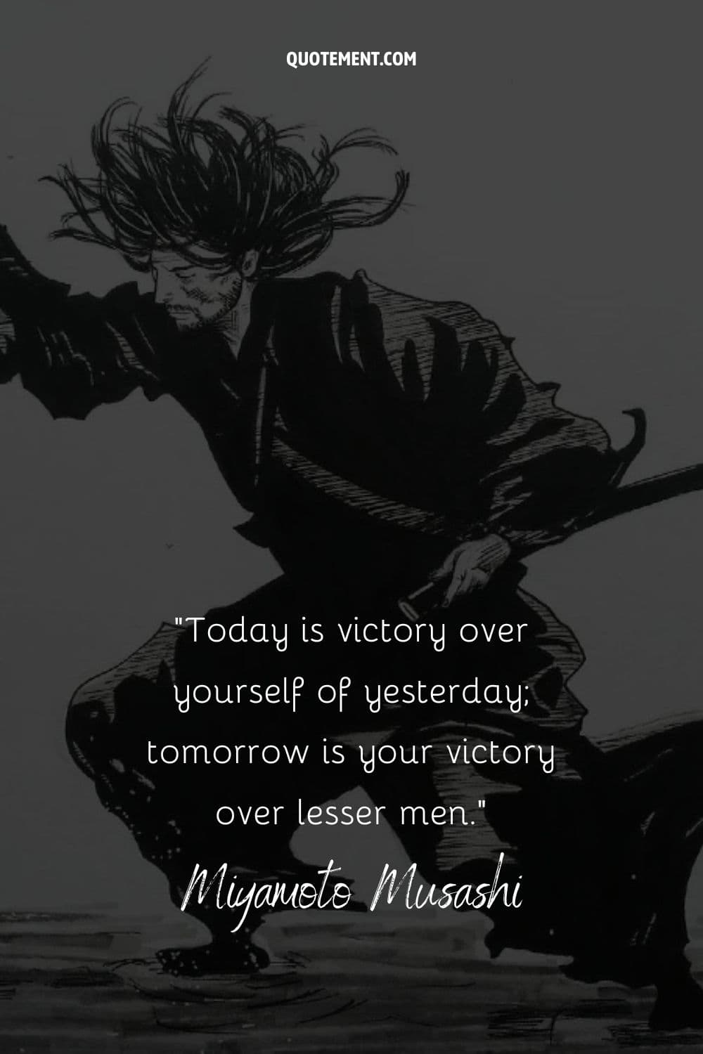 martial arts fighter representing the greatest Miyamoto Musashi quote