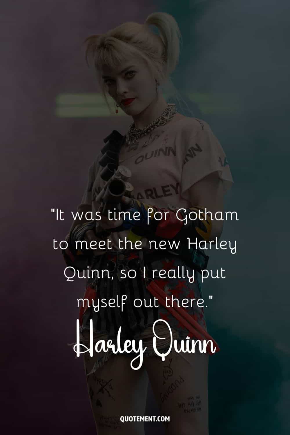 Crazy, chaotic Harley Quinn, a comic book sensation