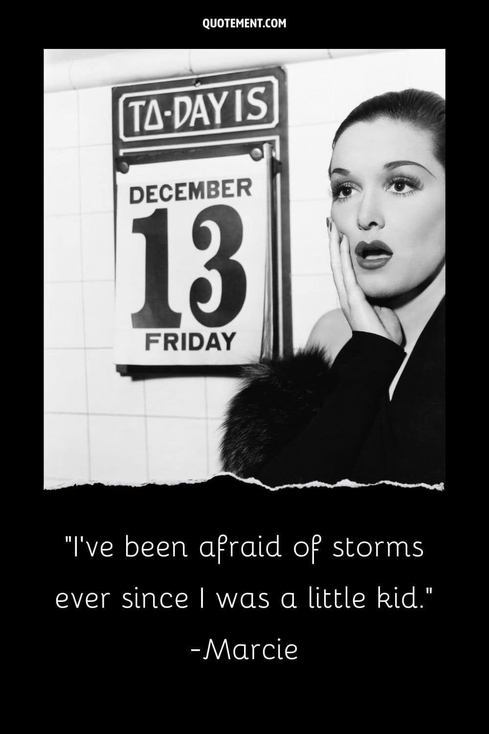 Friday 13th Calendar Terrifies Woman.