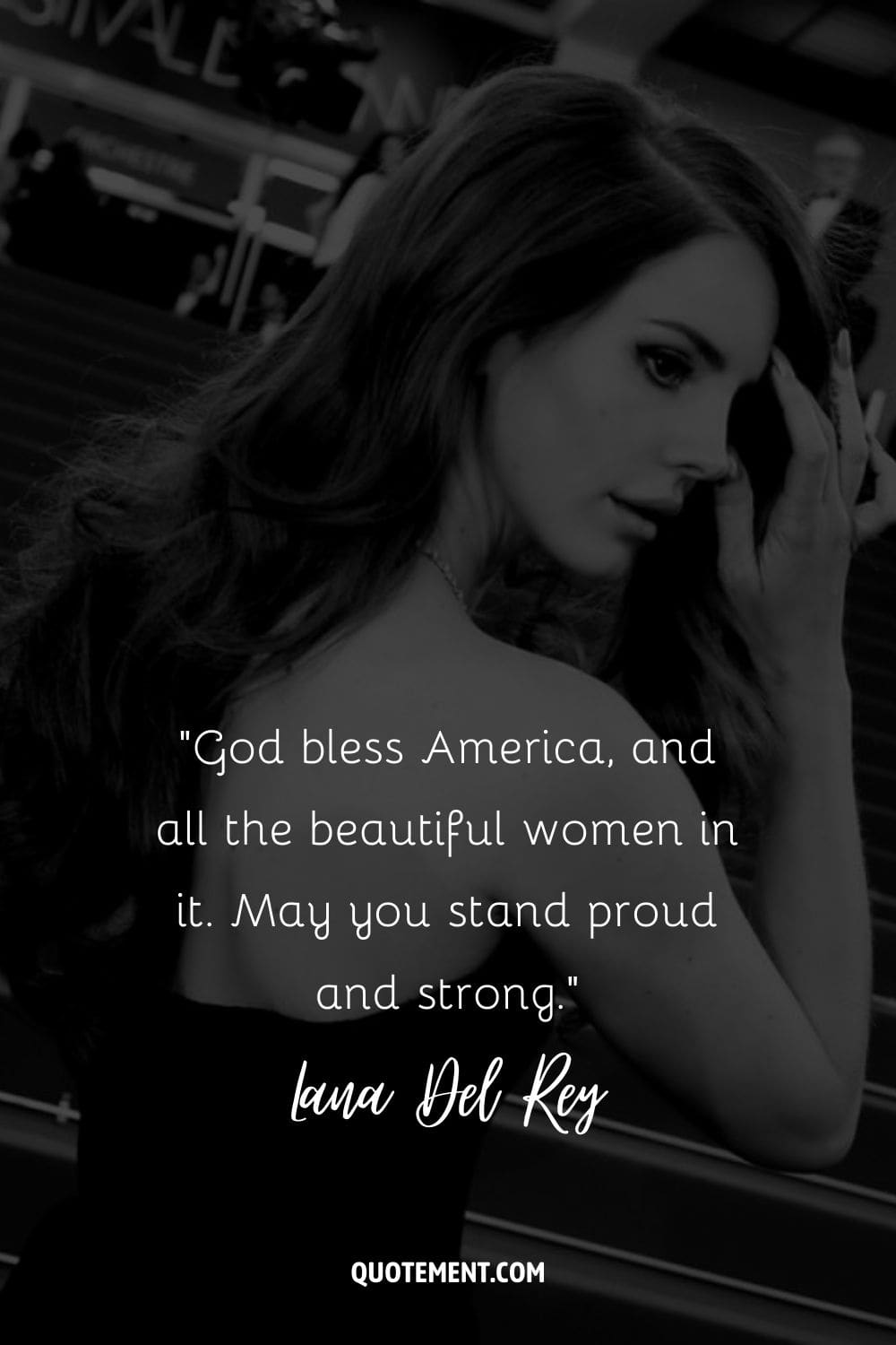 God bless America, and all the beautiful women in it. May you stand proud and strong