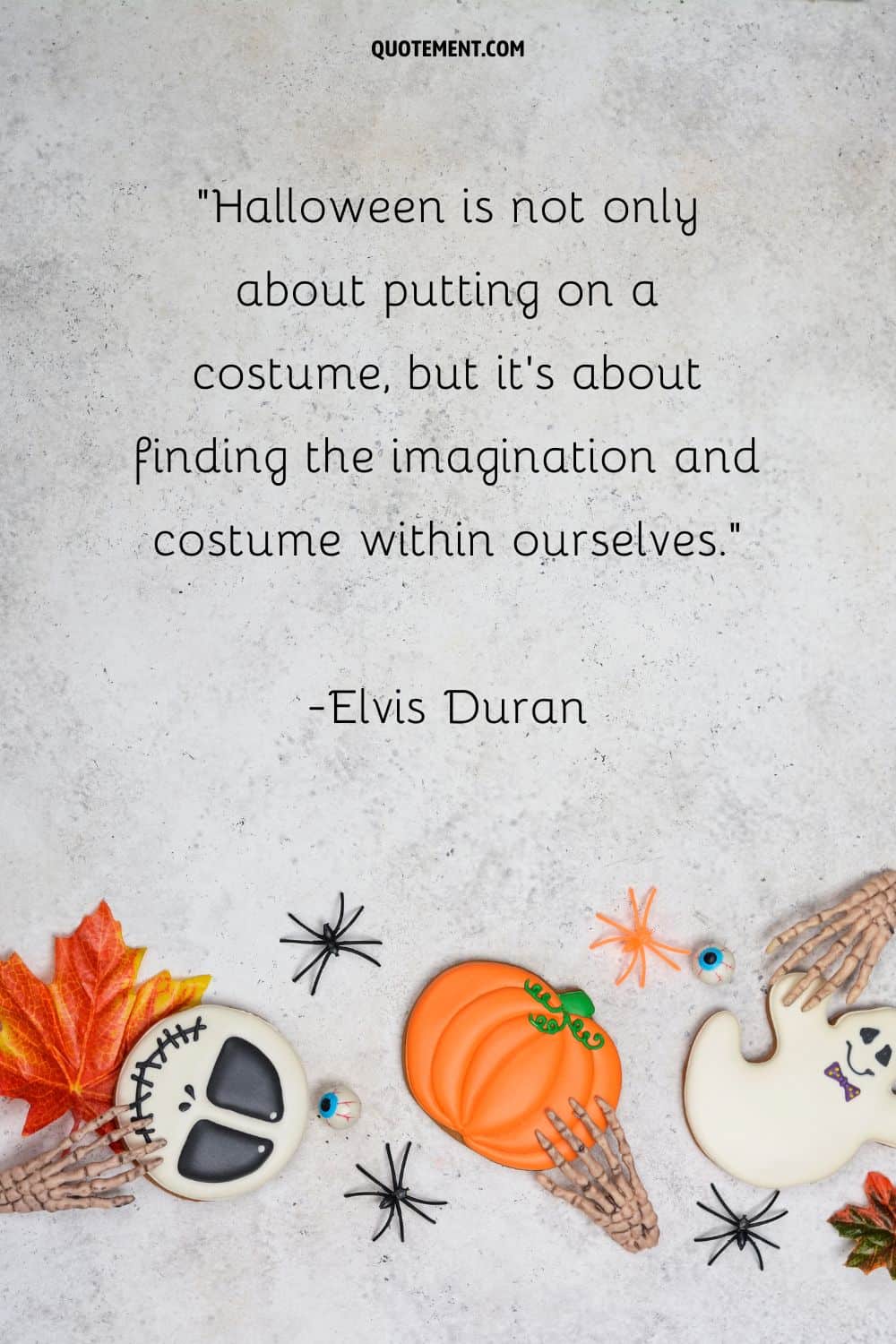 Halloween is not only about putting on a costume, but it's about finding the imagination and costume within ourselves