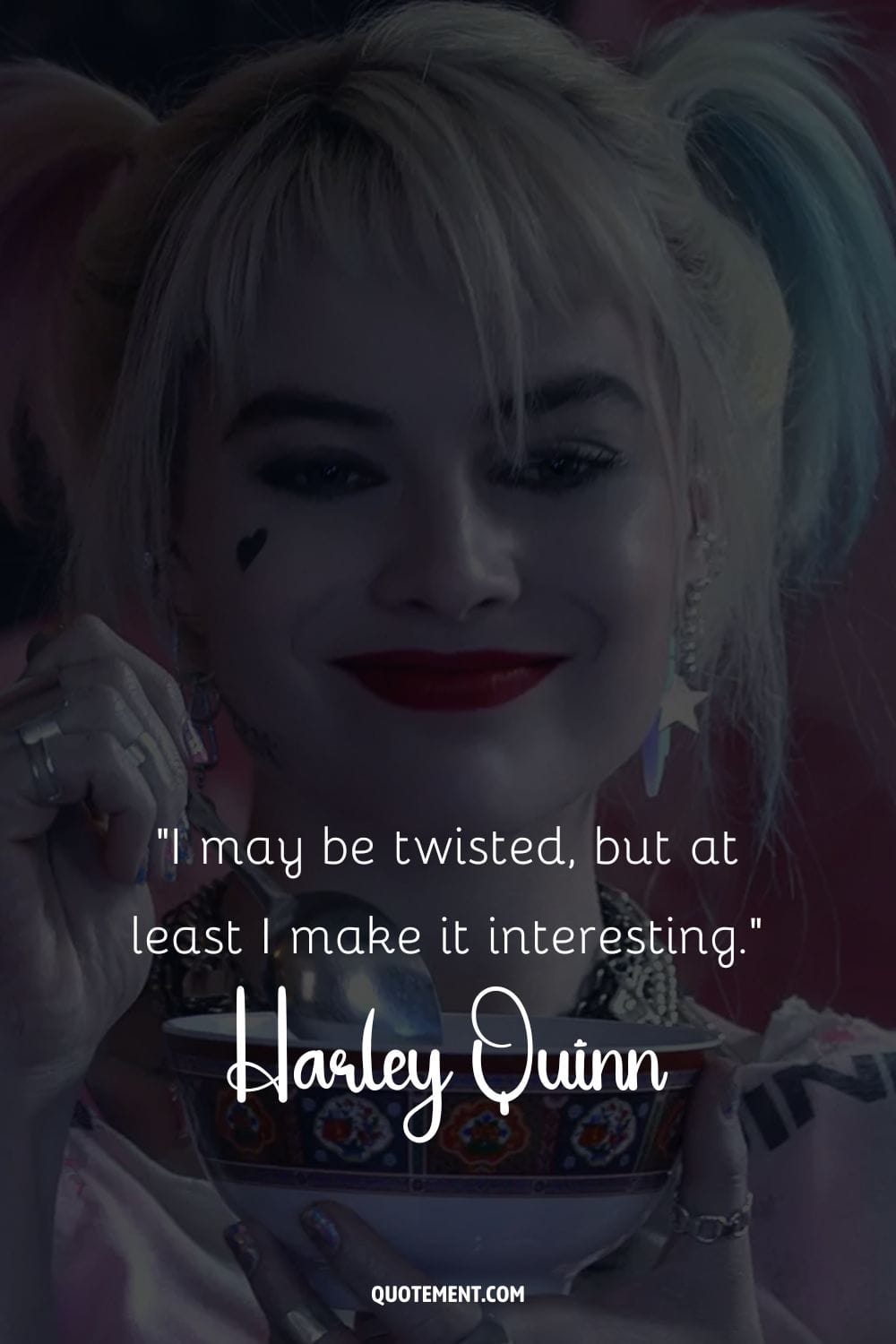 Harley Quinn's style is as bold as her.