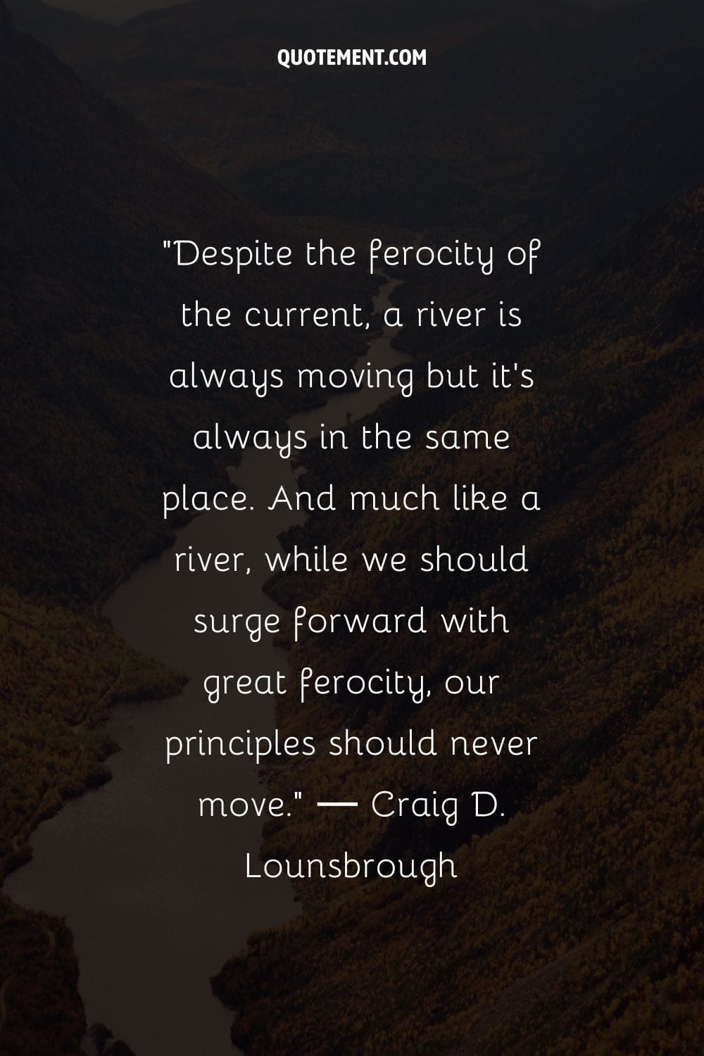 Serene river and towering mountain companions representing beautiful river quote
