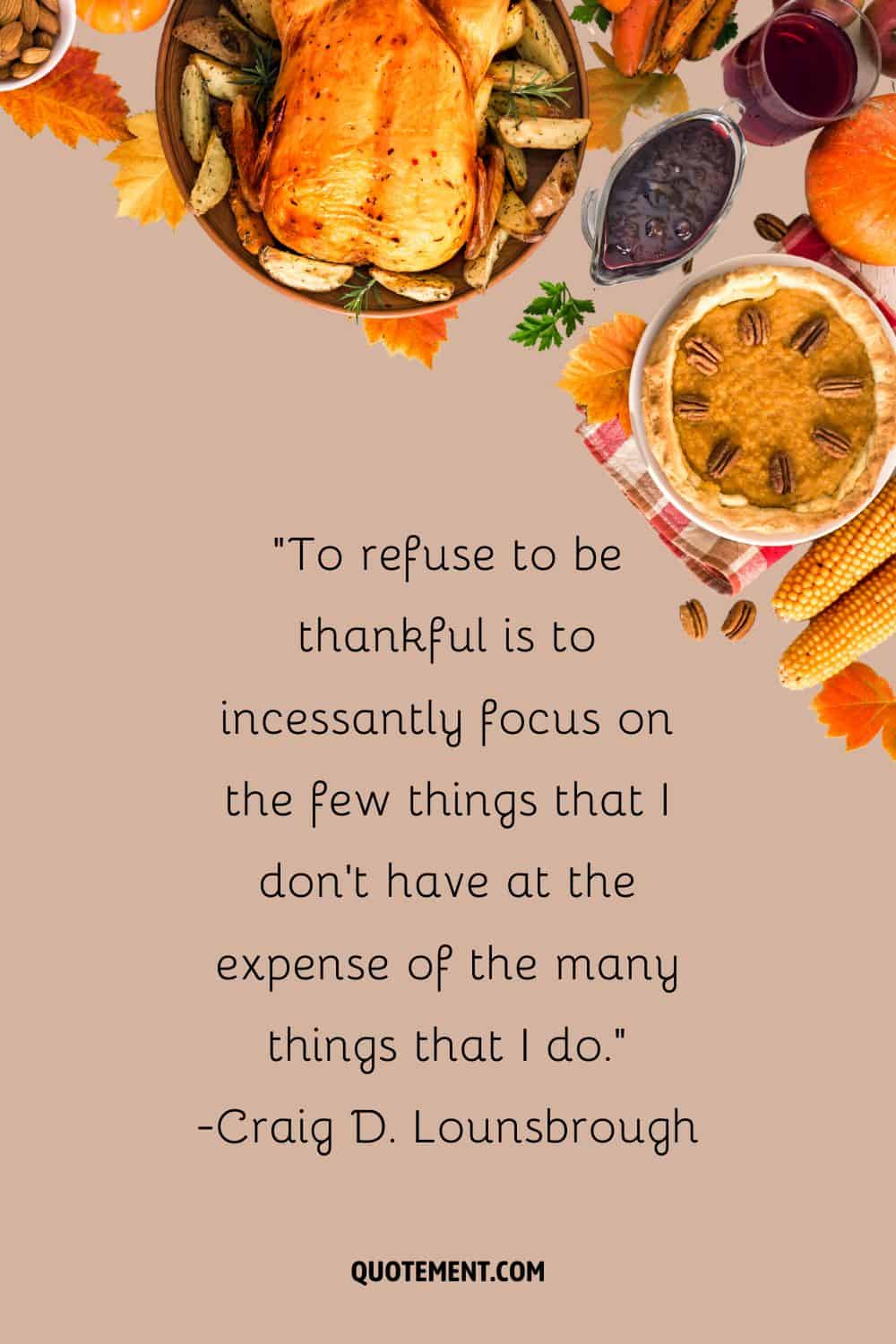 Thanksgiving essentials turkey, sauce, pie, and fall decor
