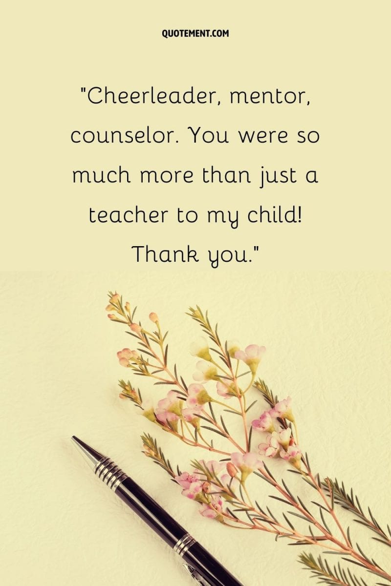 90 Heartfelt Thank You Teacher Messages From Parents