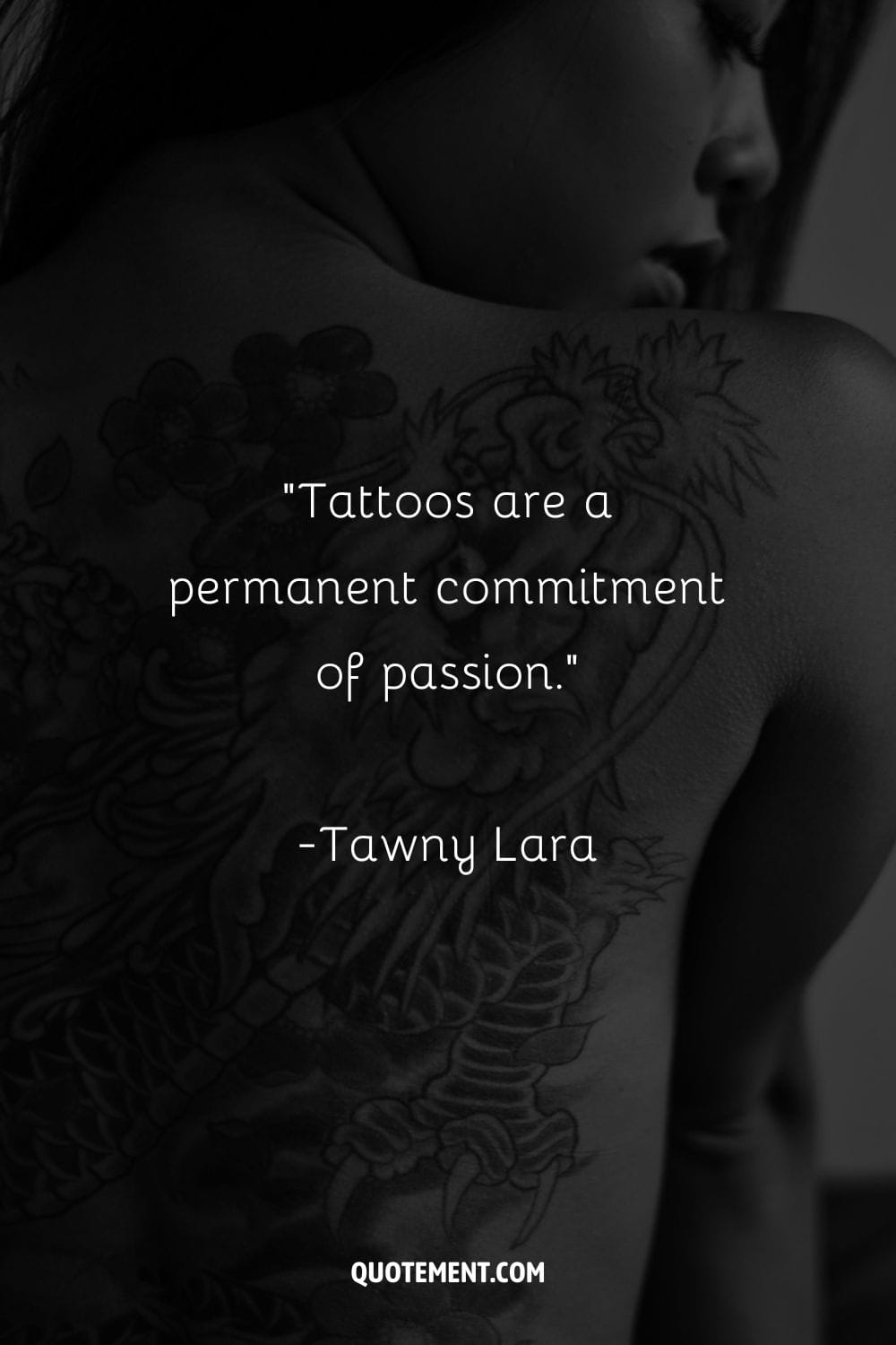 stunning tattoo art on a black woman's back
