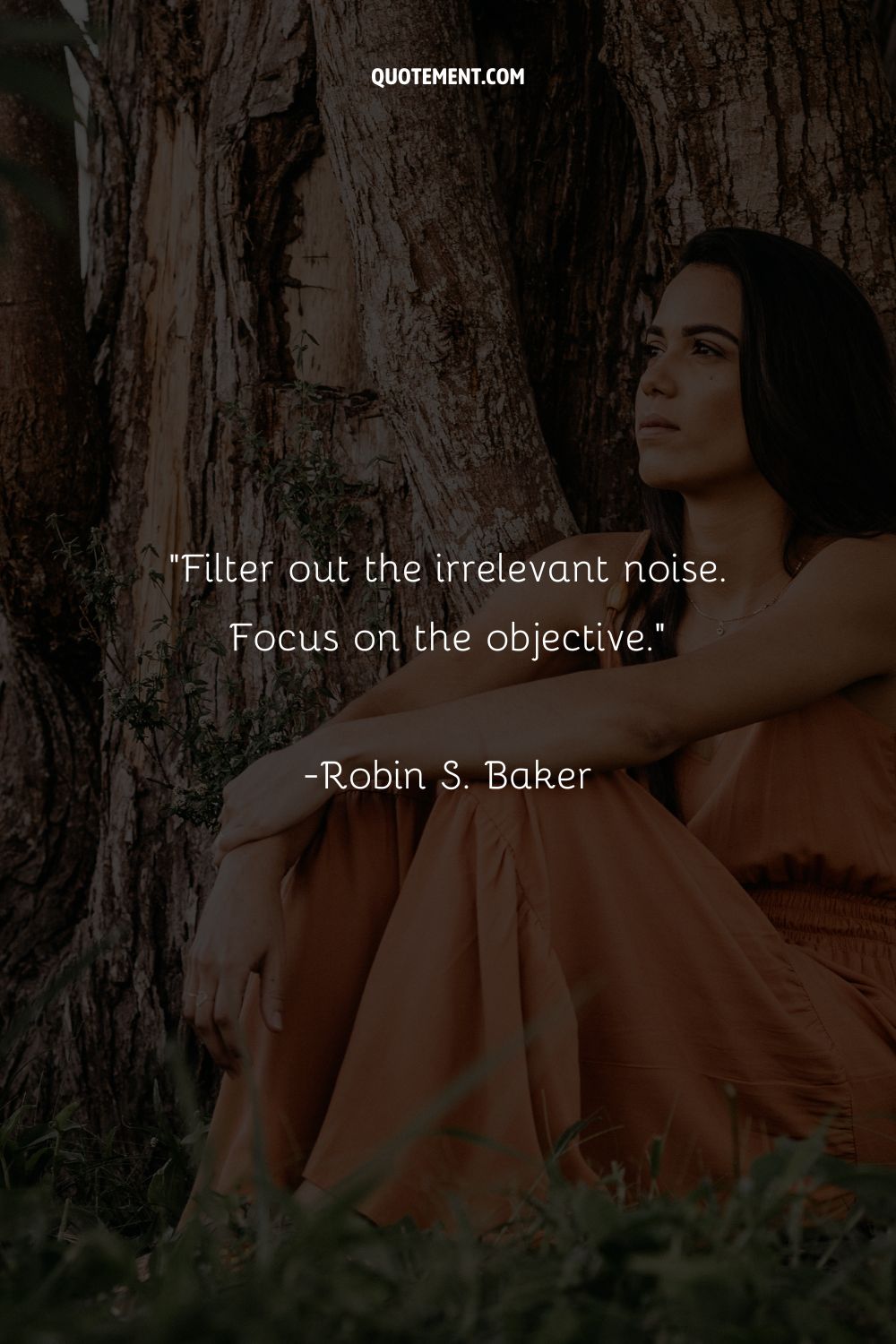 Filter out the irrelevant noise. Focus on the objective
