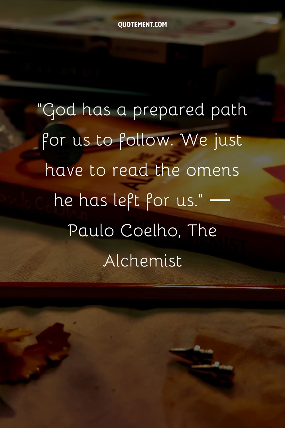 God has a prepared path for us to follow. We just have to read the omens he has left for us