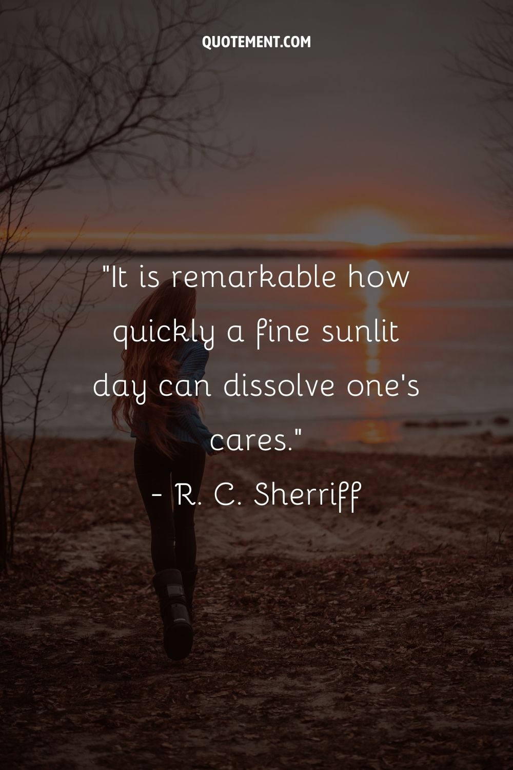 It is remarkable how quickly a fine sunlit day can dissolve one's cares.