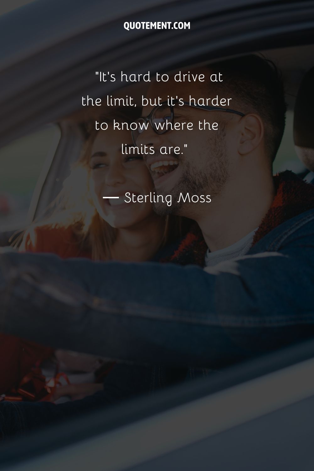 It's hard to drive at the limit, but it's harder to know where the limits are.