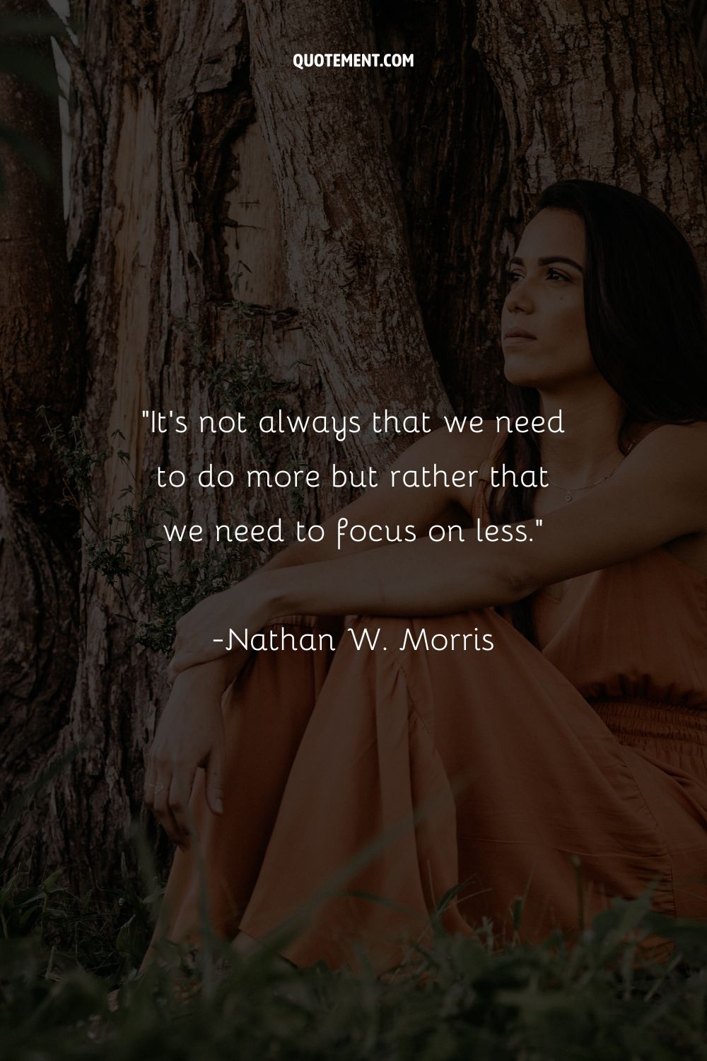 It's not always that we need to do more but rather that we need to focus on less.