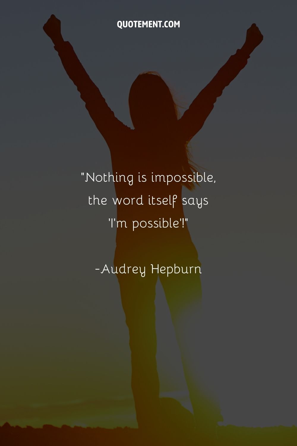Nothing is impossible, the word itself says 'I'm possible