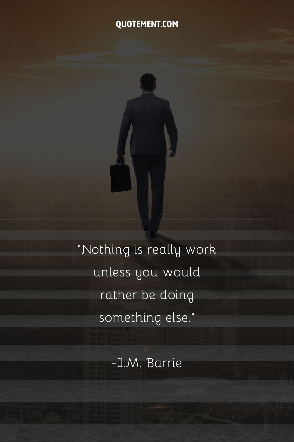 Nothing is really work unless you would rather be doing something else