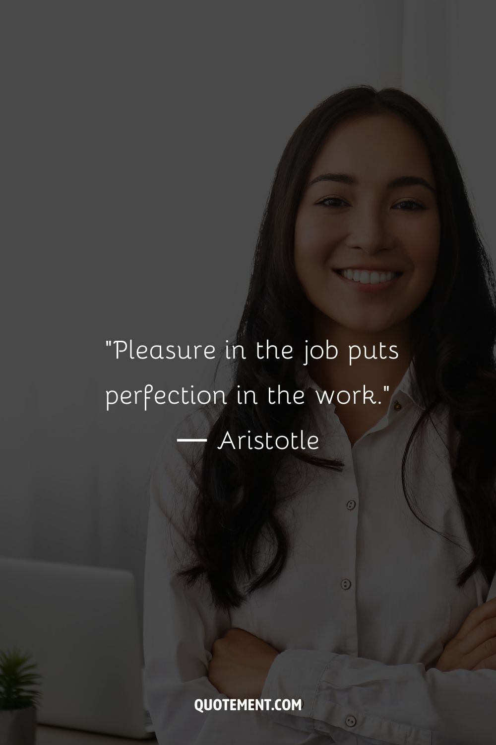 “Pleasure in the job puts perfection in the work.” ― Aristotle