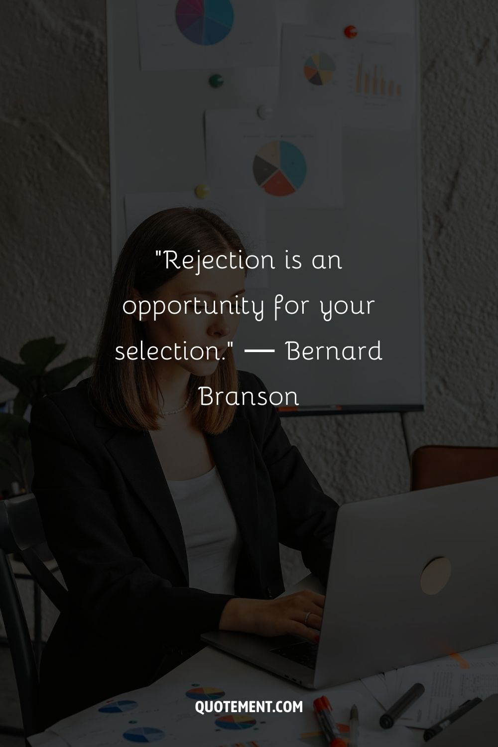 “Rejection is an opportunity for your selection.” ― Bernard Branson