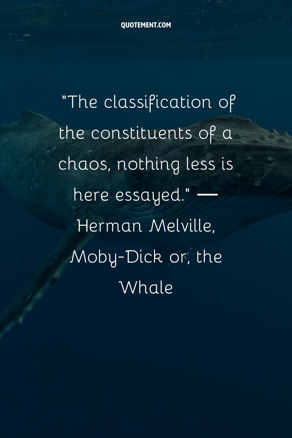 The classification of the constituents of a chaos, nothing less is here essayed.