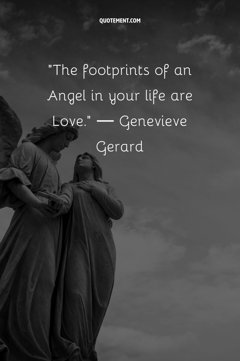 The footprints of an Angel in your life are Love.