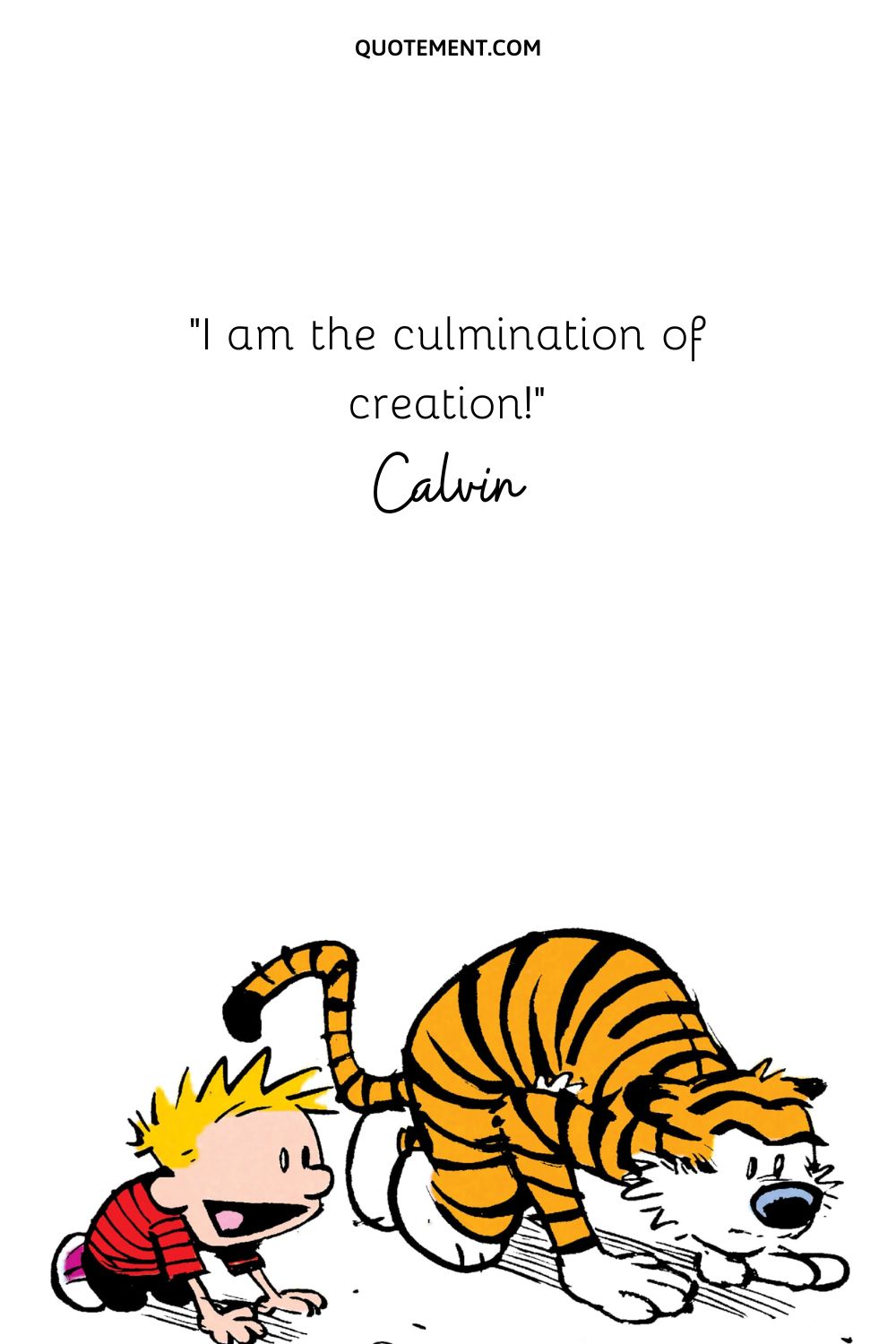 I am the culmination of creation
