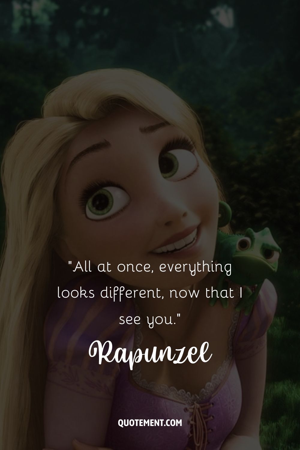 cute photo of rapunzel representing tangled quote tumblr