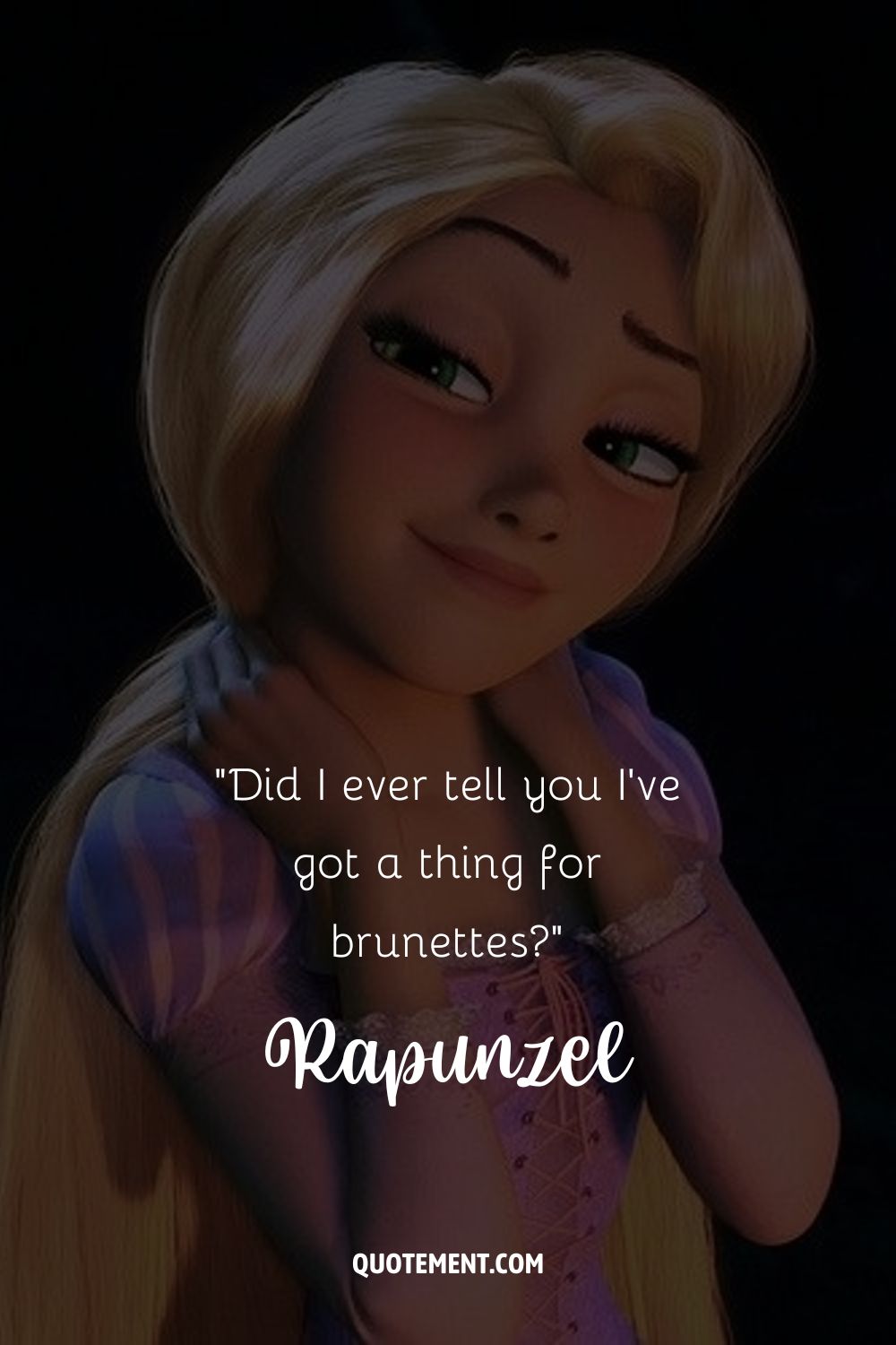 rapunzel from tangled cartoon representing flynn rider quote