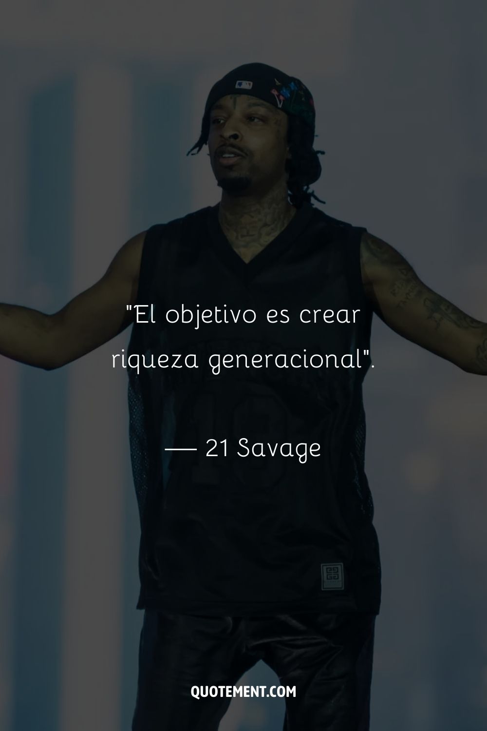 El enigmático 21 Savage cautiva al público.