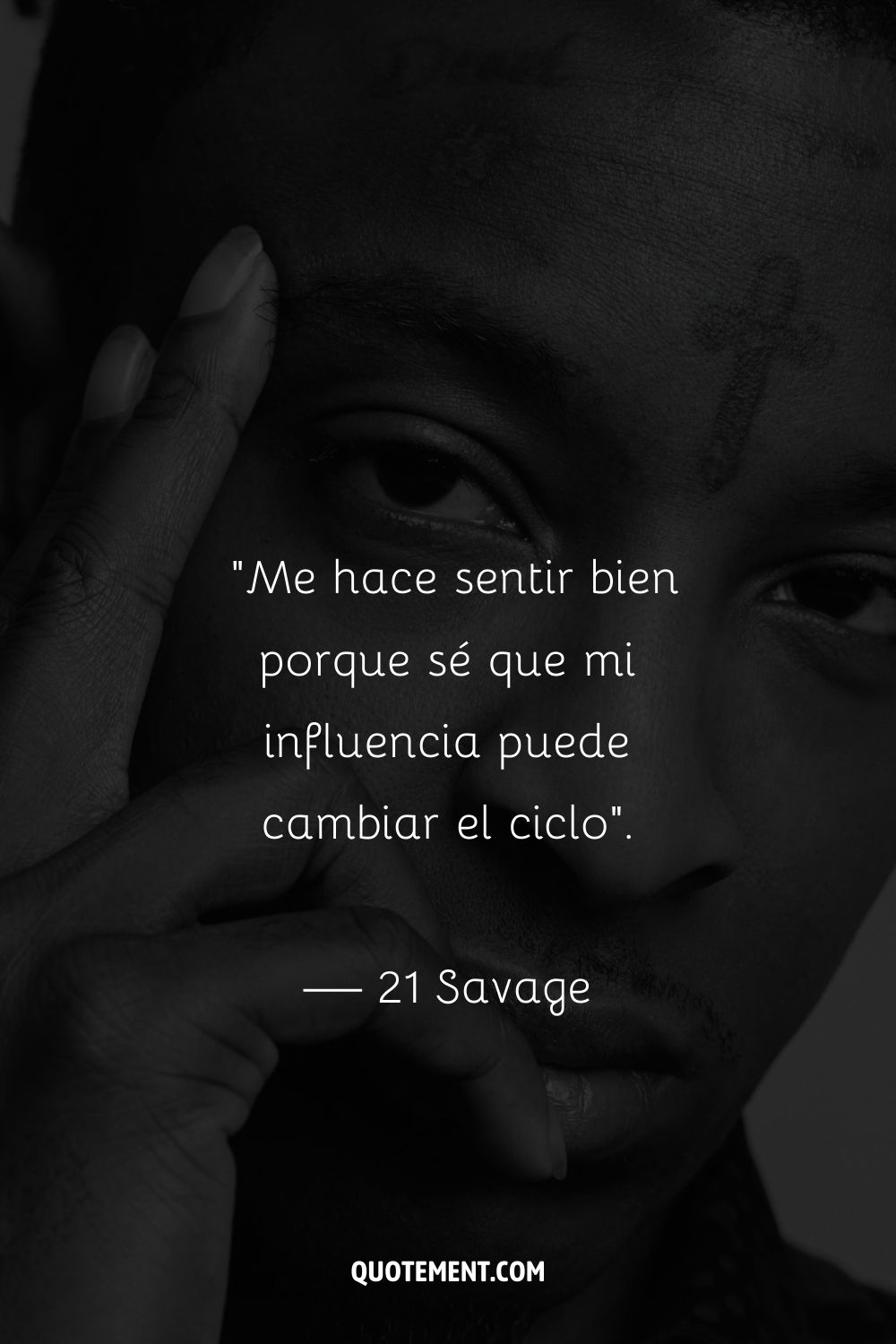 La estrella del rap 21 Savage es el centro de atención.