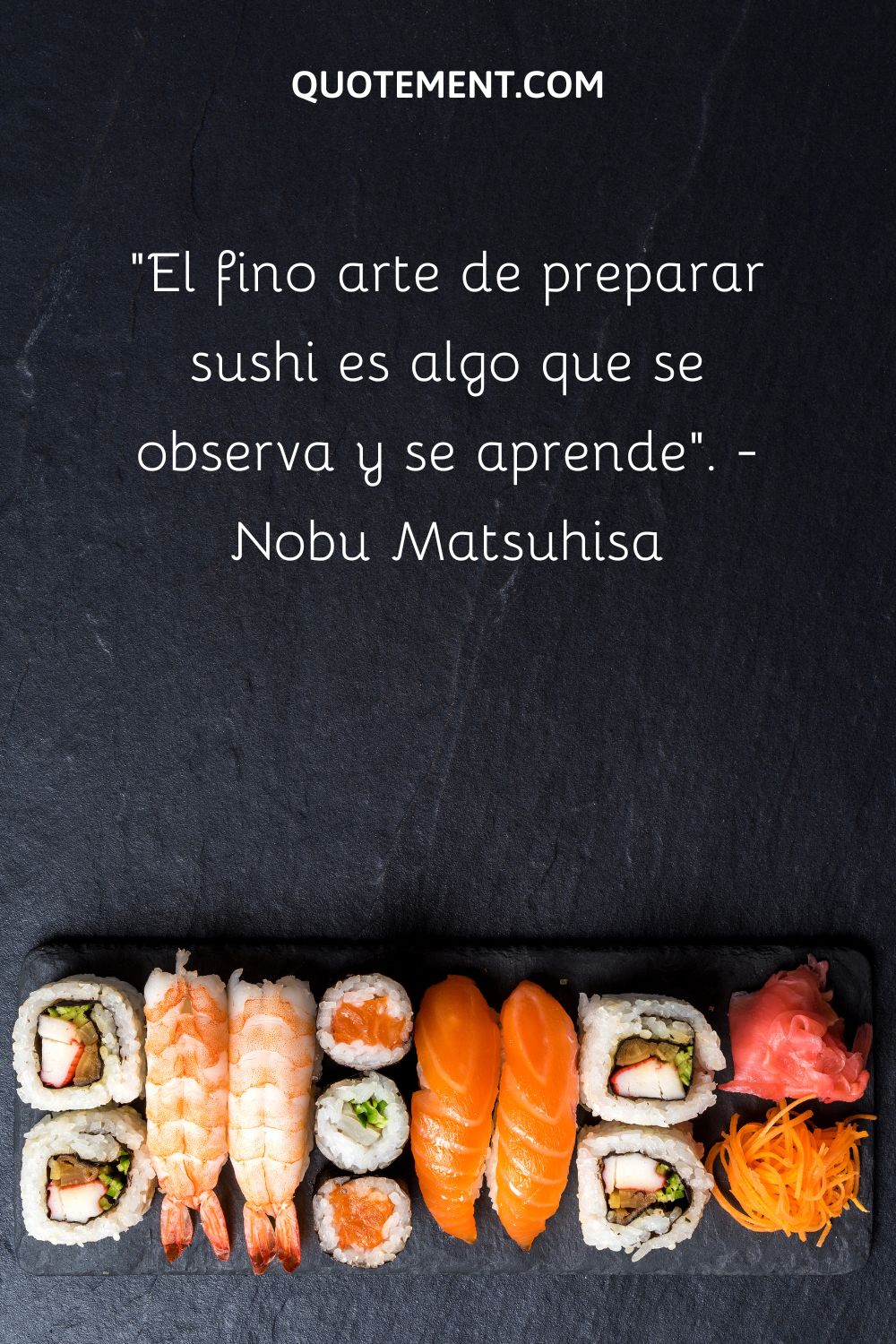 El fino arte de preparar sushi es algo que se observa y se aprende.