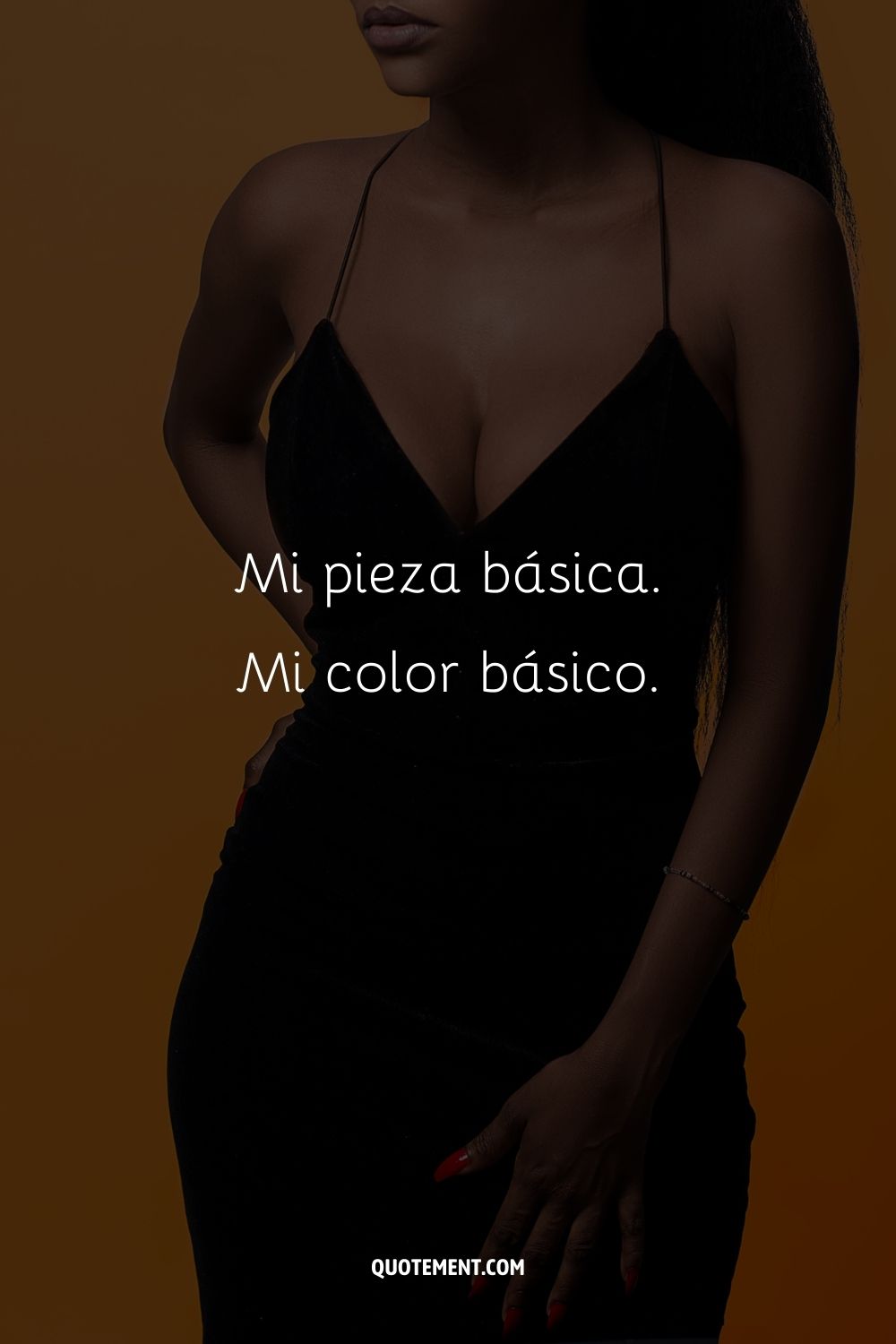 Mi pieza básica. Mi color básico.