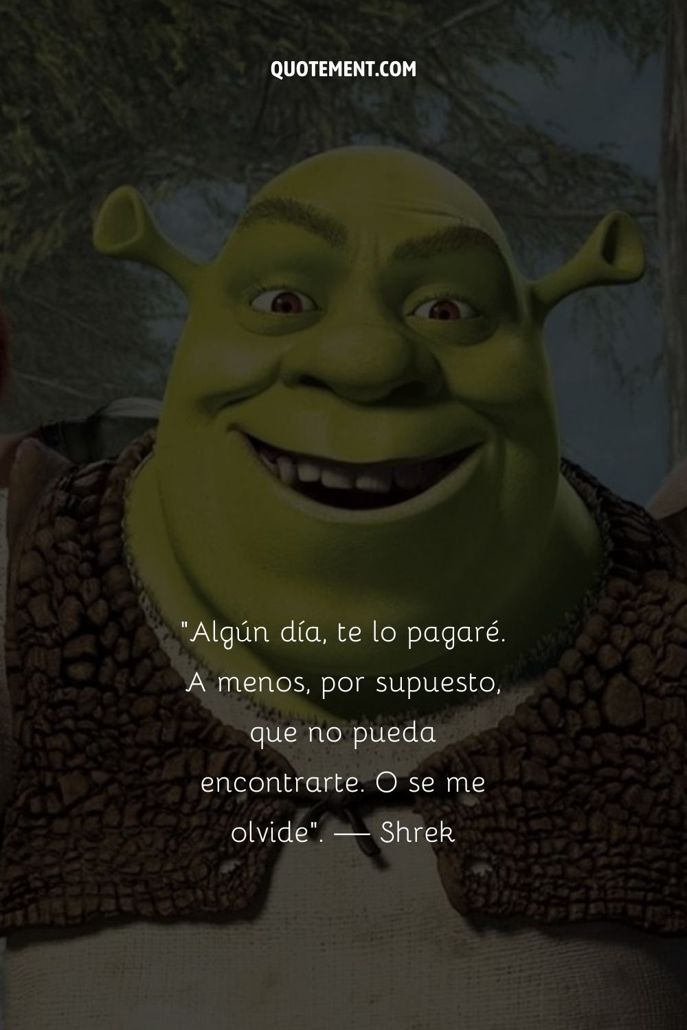 Brillante cita de Shrek.