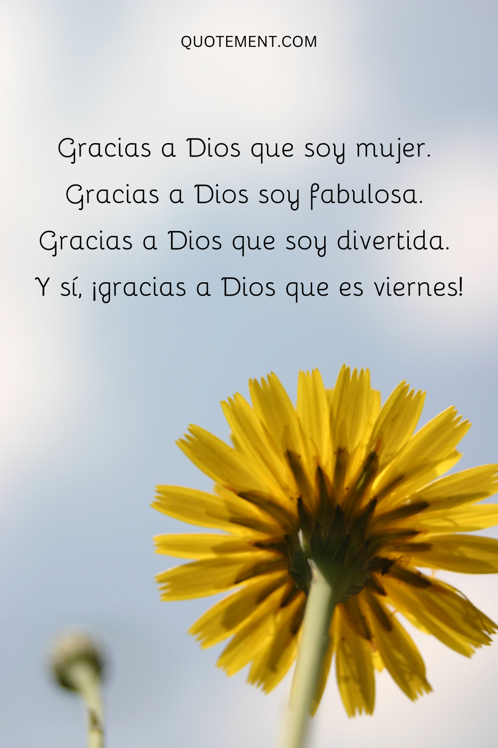 Gracias a Dios soy mujer. Gracias a Dios que soy fabulosa