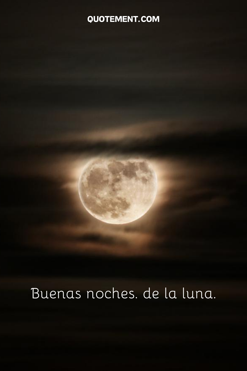 Buenas noches desde la luna.