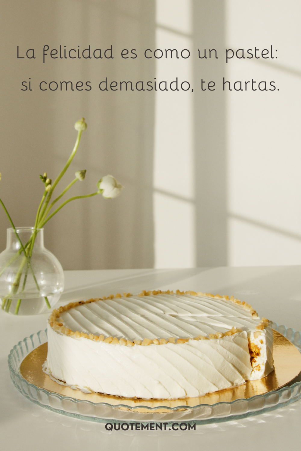 La felicidad es como un pastel