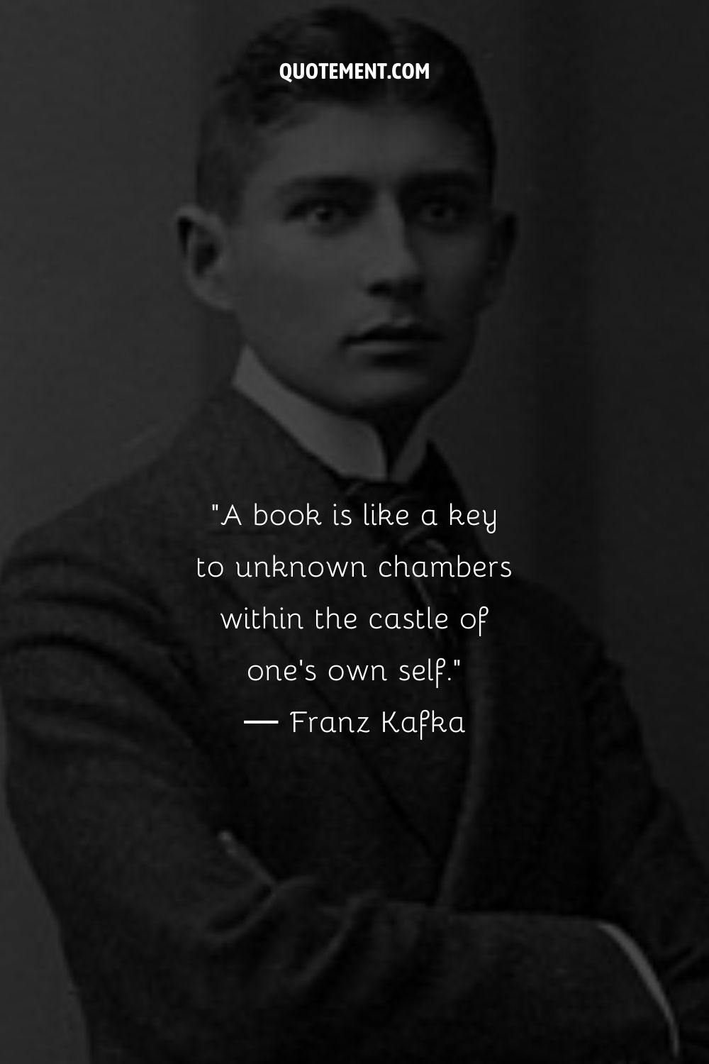 A book is like a key to unknown chambers within the castle of one’s own self.