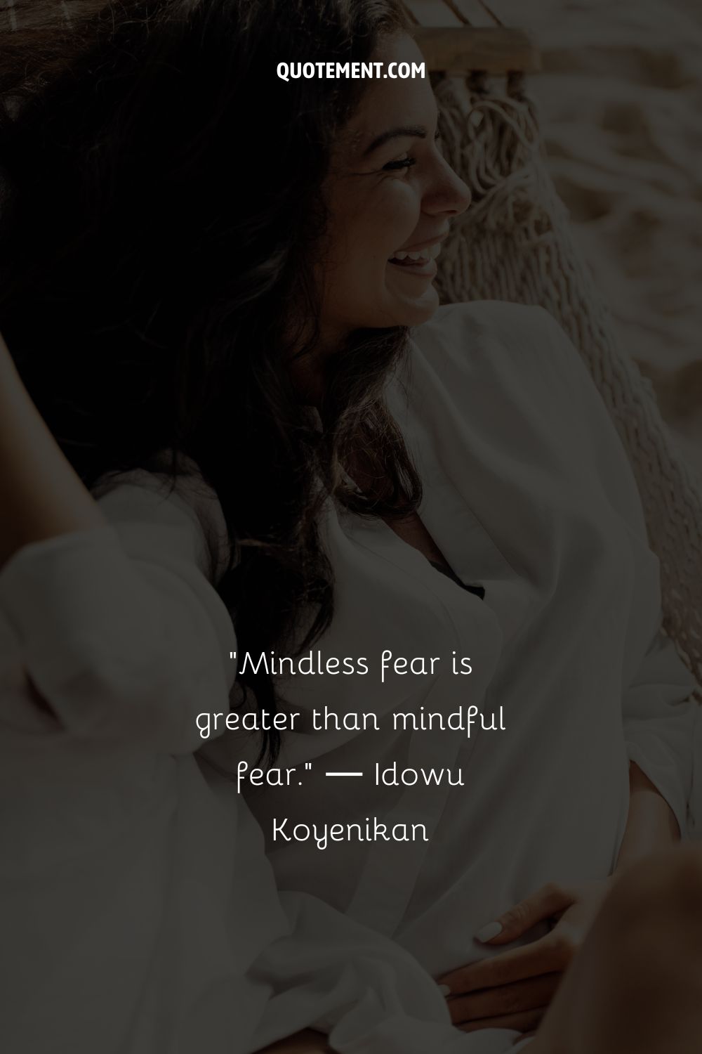 Mindless fear is greater than mindful fear.
