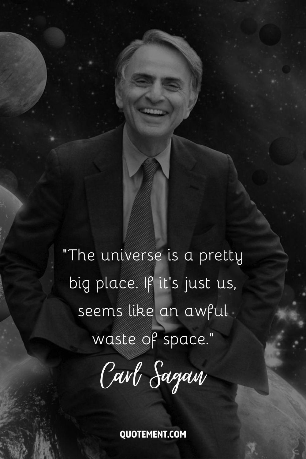 The universe is a pretty big place. If it's just us, seems like an awful waste of space