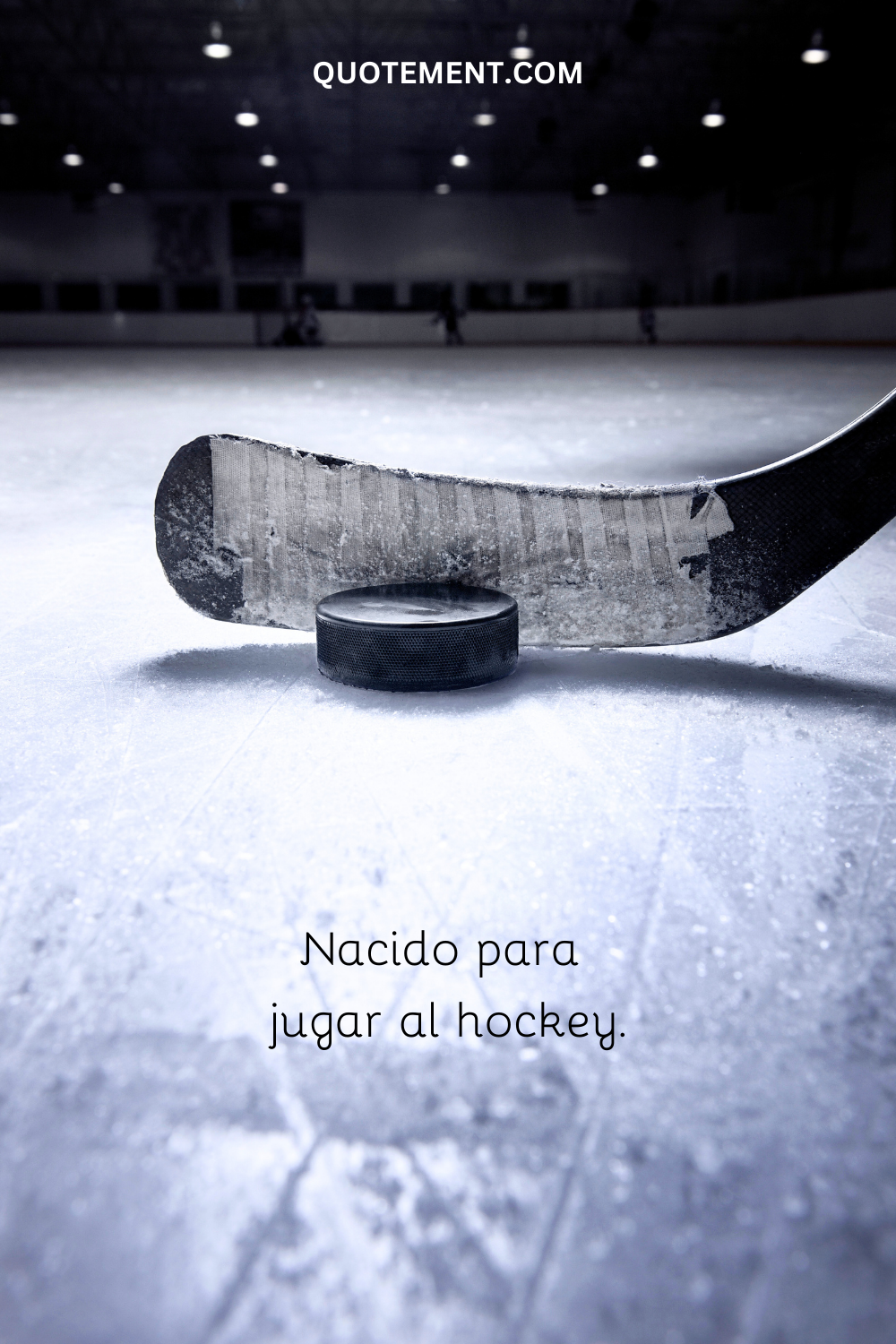 Nacido para jugar al hockey.