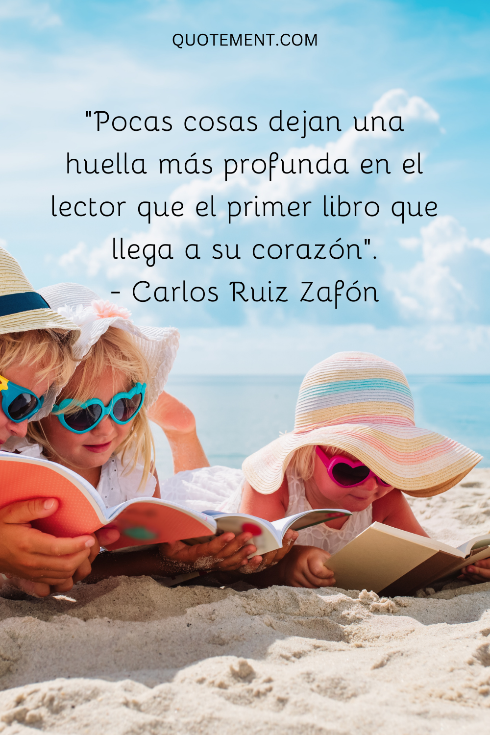 "Pocas cosas dejan una huella más profunda en el lector que el primer libro que le llega al corazón". - Carlos Ruiz Zafón