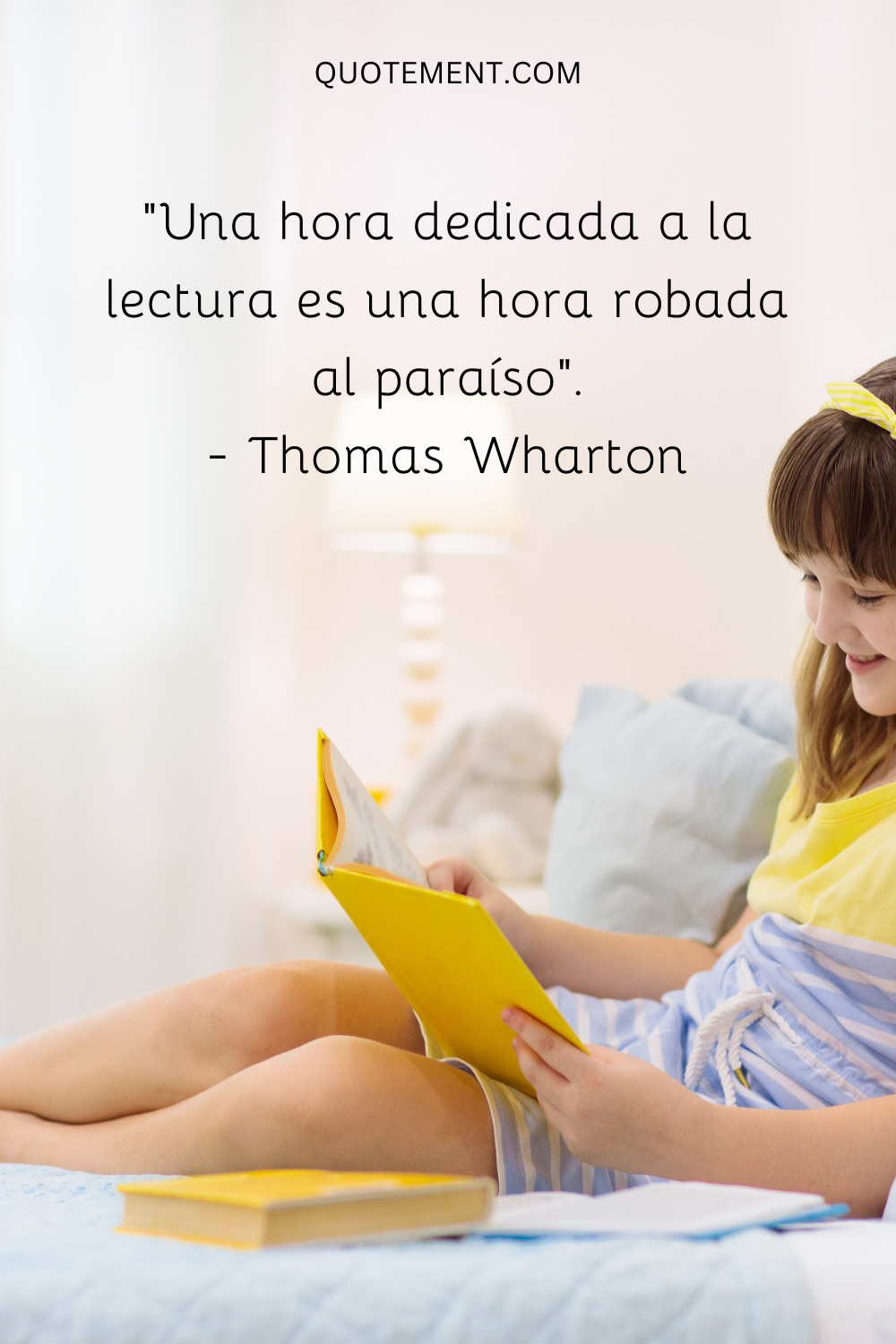 "Una hora dedicada a la lectura es una hora robada al paraíso". - Thomas Wharton