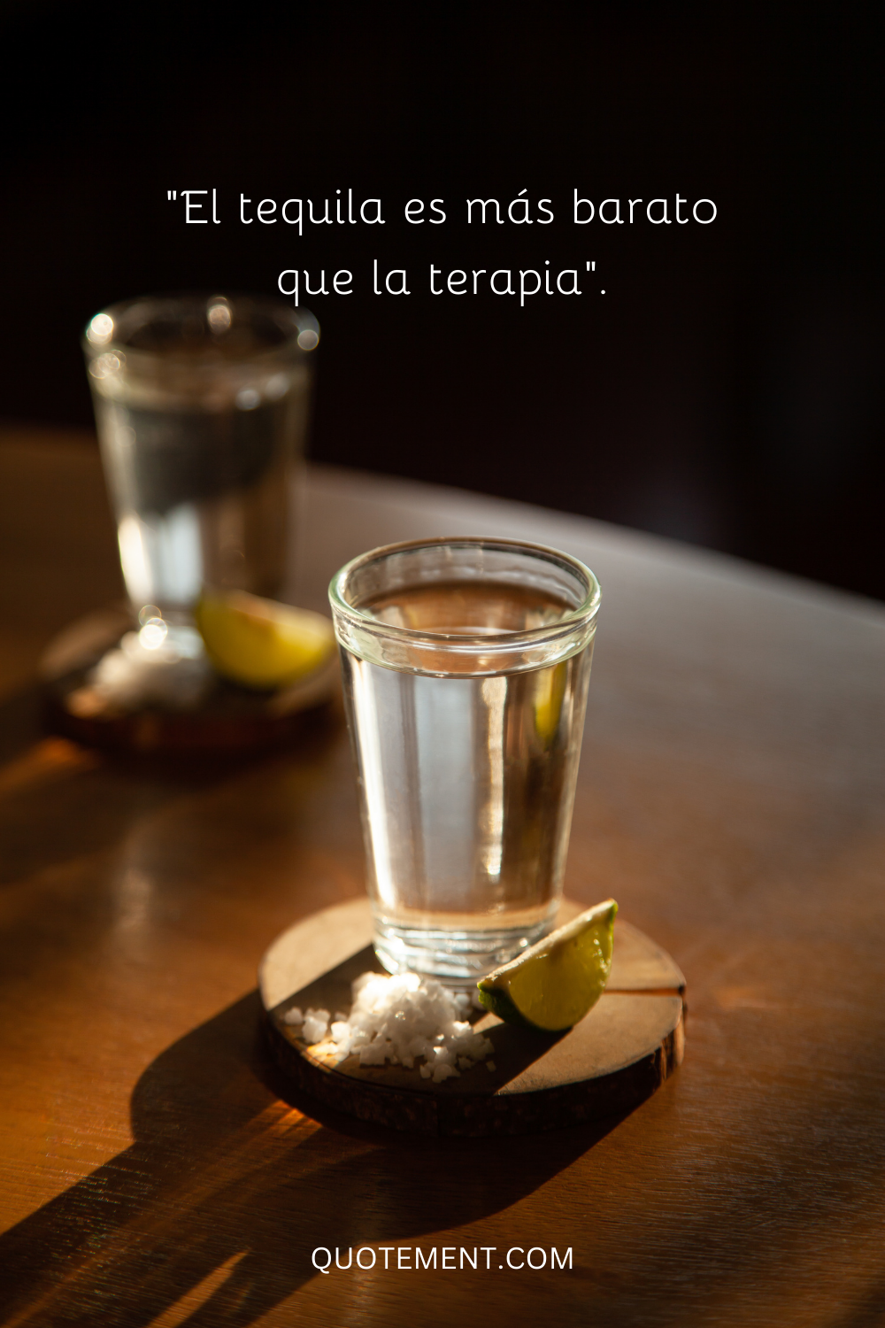El tequila es más barato que la terapia