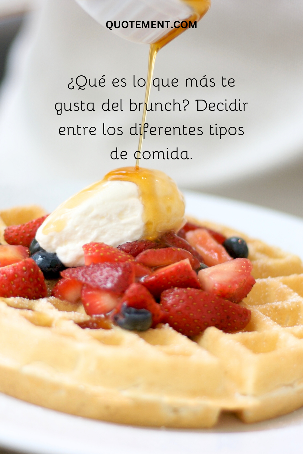 Cuál es tu parte favorita del brunch ¡La mía es decidir entre todos los tipos de comida!