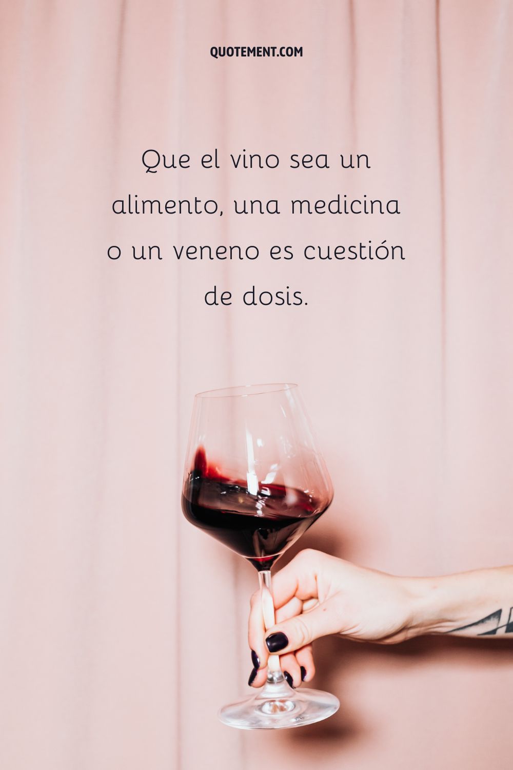 Si el vino es un alimento