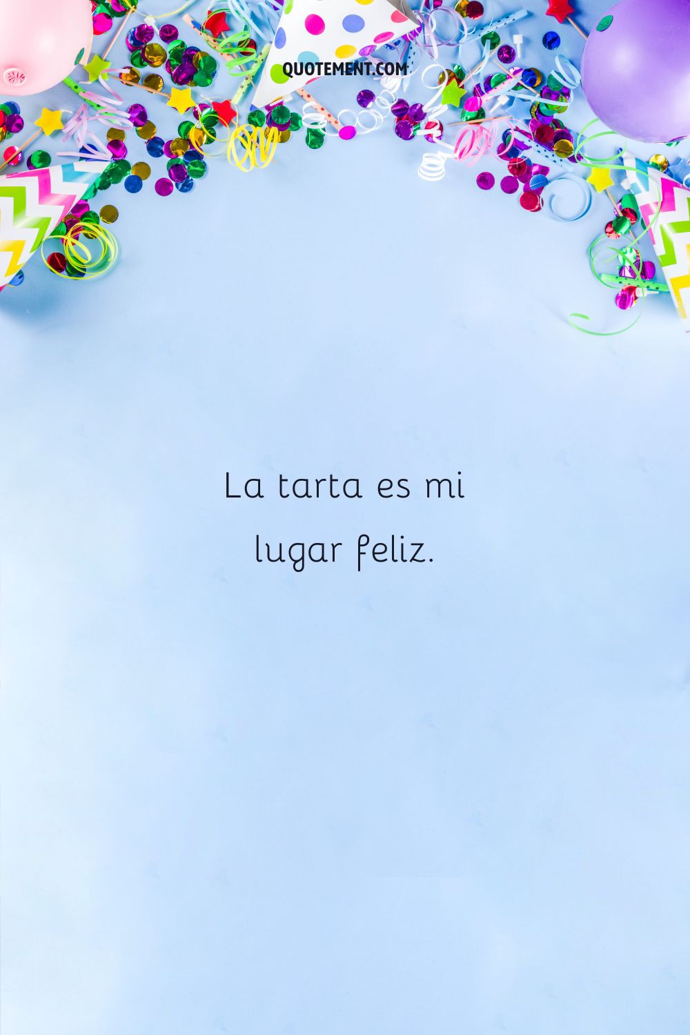 La tarta es mi lugar feliz