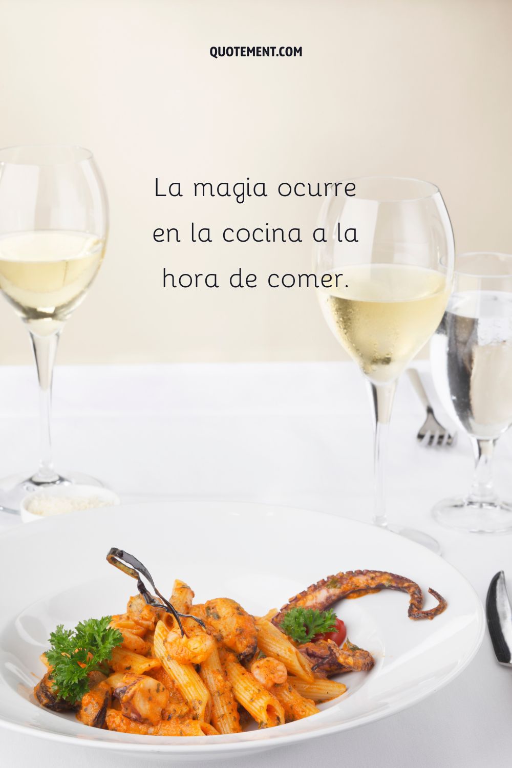 La magia ocurre en la cocina a la hora de comer.