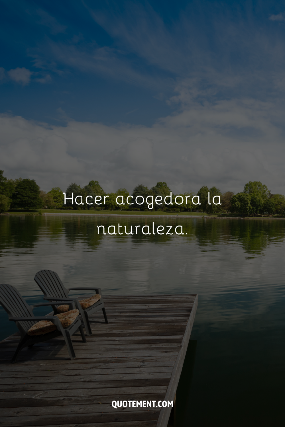 disfrutando junto al lago representando lake caption for instagram